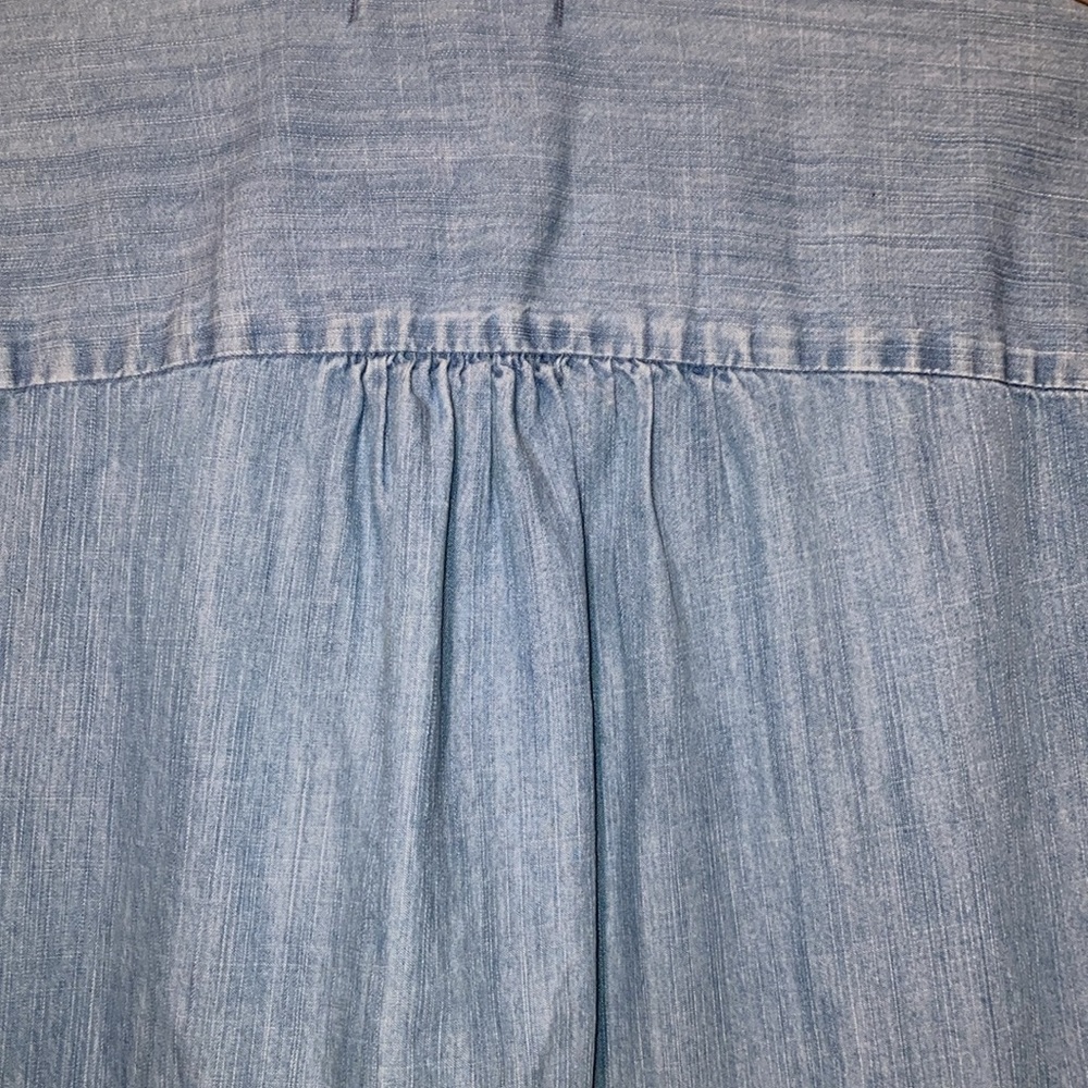 Madewell Central Shirt in Roberta Indigo NEW XXS-M - Picture 6 of 9